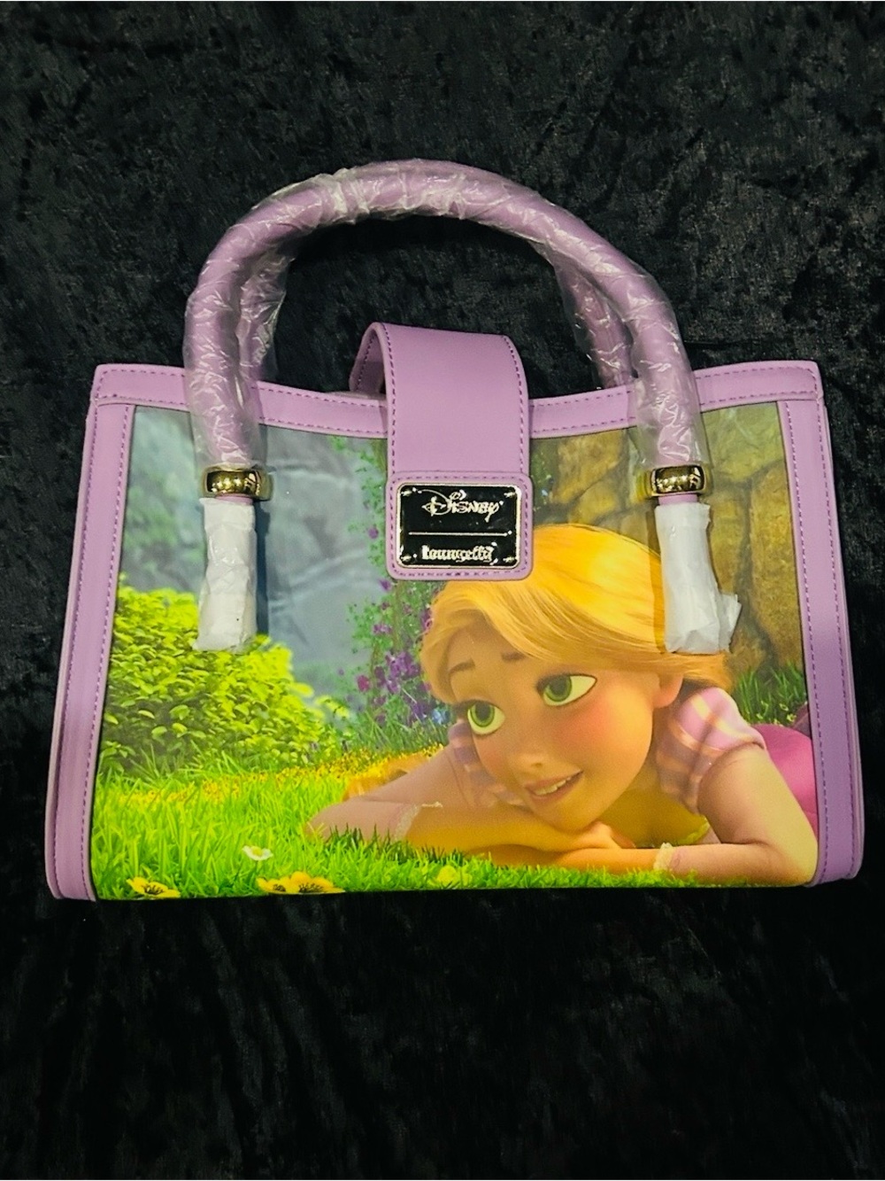 Rare Loungefly Double sided Disney Raine’s Purse with shoulder strap.